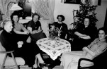 Dameselskap hos Olga Magnussen