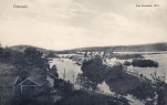 Fetsund sentrum i flommen i 1910